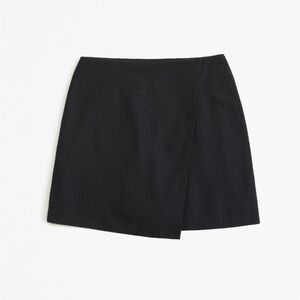 Scarlett Linen-Blend Wrap Mini Skort